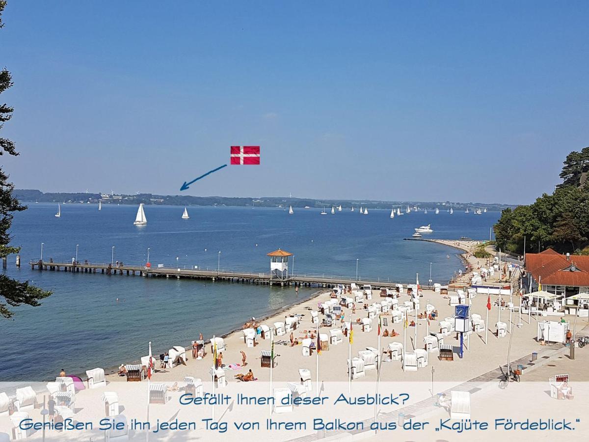 Fewo1846 Intermar - Kajuete Foerdeblick - Familienfreundliches Studioapartment Mit Balkon Und Meerblick Glücksburg Exteriör bild